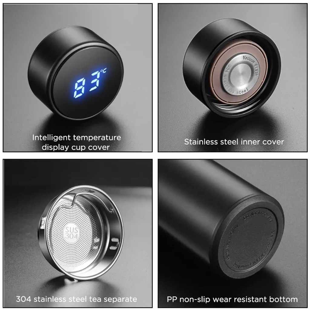 Personalized 500ml Temperature Vacuum Flask – Custom Name Stainless Steel Insulated Bottle - Image 6