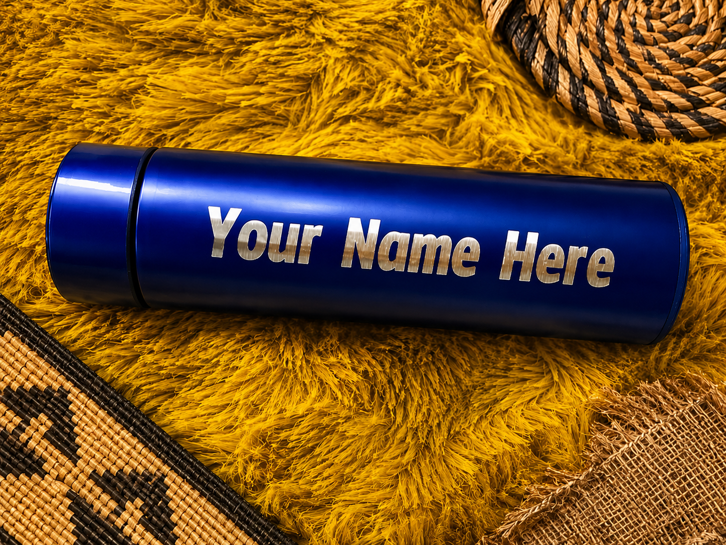 Personalized 500ml Temperature Vacuum Flask – Custom Name Stainless Steel Insulated Bottle - Image 3
