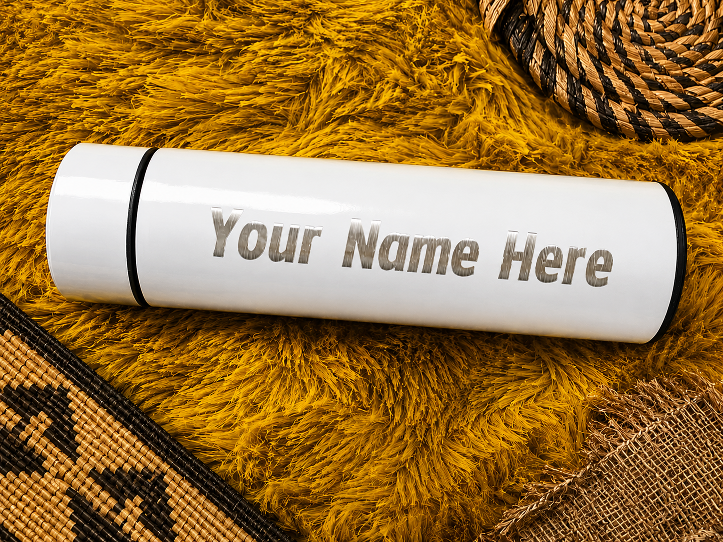 Personalized 500ml Temperature Vacuum Flask – Custom Name Stainless Steel Insulated Bottle - Image 4